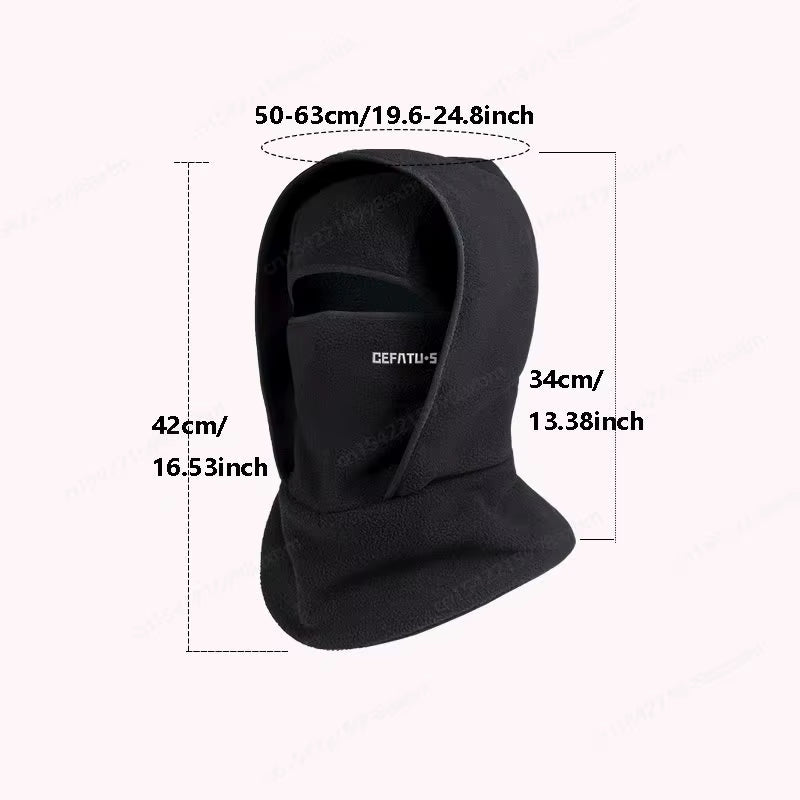 Universal Warm Mask Winter Cap Windproof One-Piece/ Two-Layer Thermal Cold Proof Neck Cover Unisex Motocycle Balaclavas Ski Mask