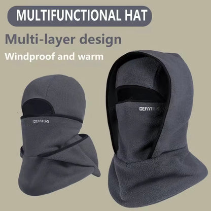 Universal Warm Mask Winter Cap Windproof One-Piece/ Two-Layer Thermal Cold Proof Neck Cover Unisex Motocycle Balaclavas Ski Mask