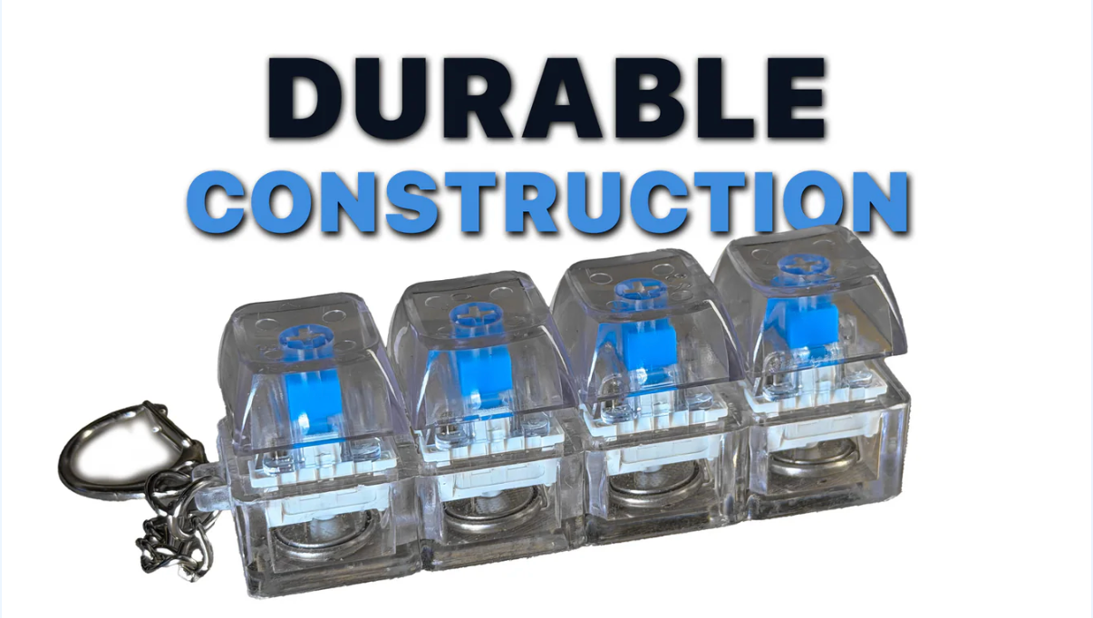 Keyboard Fidget Keychain